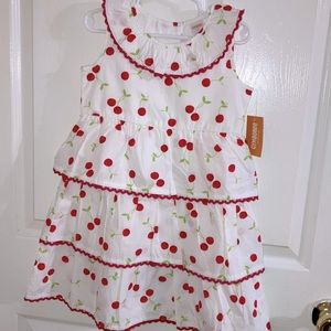 Girls cherry dress